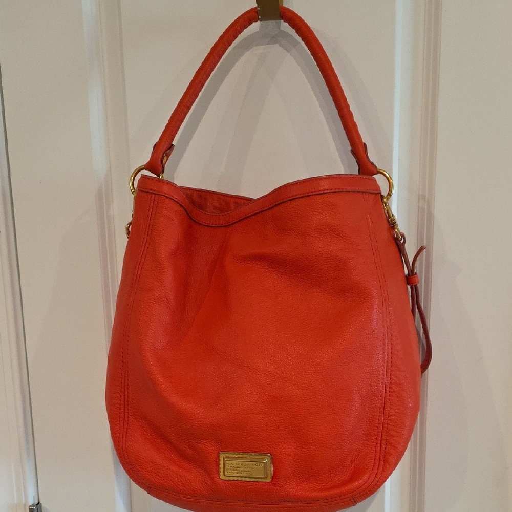 Marc By Marc Jacobs Orange Hobo Bag